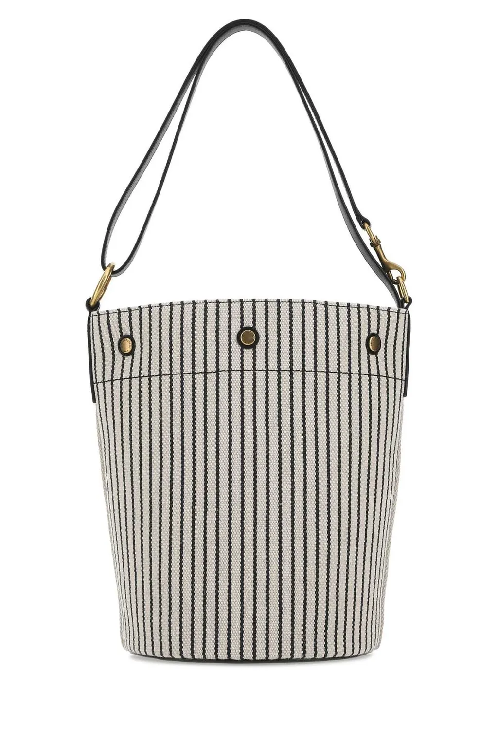 Saint Laurent Rive Gauche Striped Bucket Bag