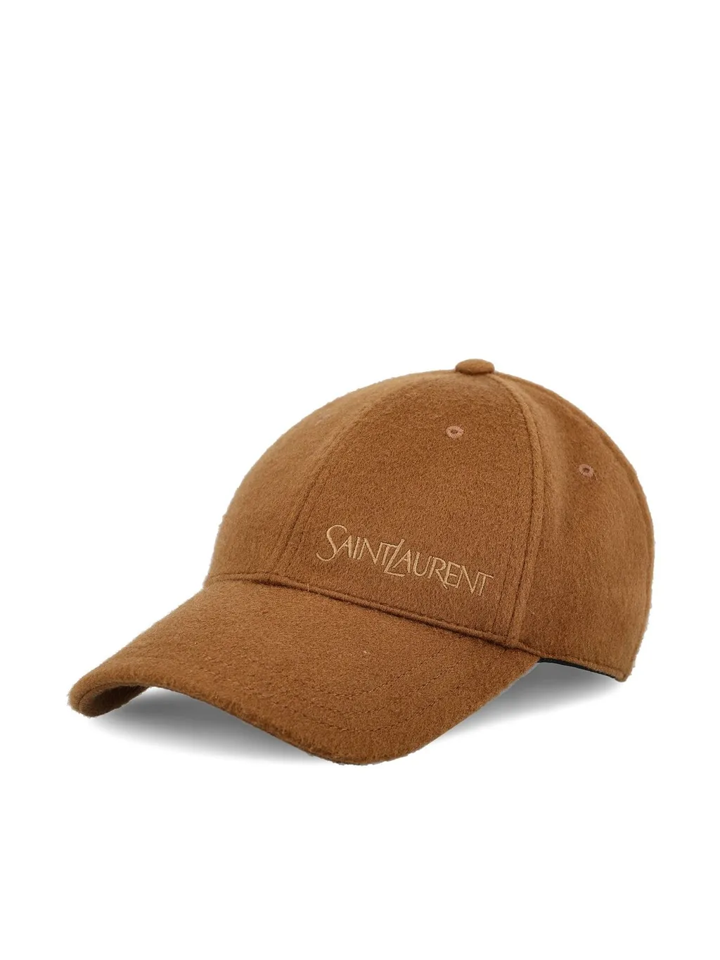 Saint Laurent Logo Embroidered Baseball Cap