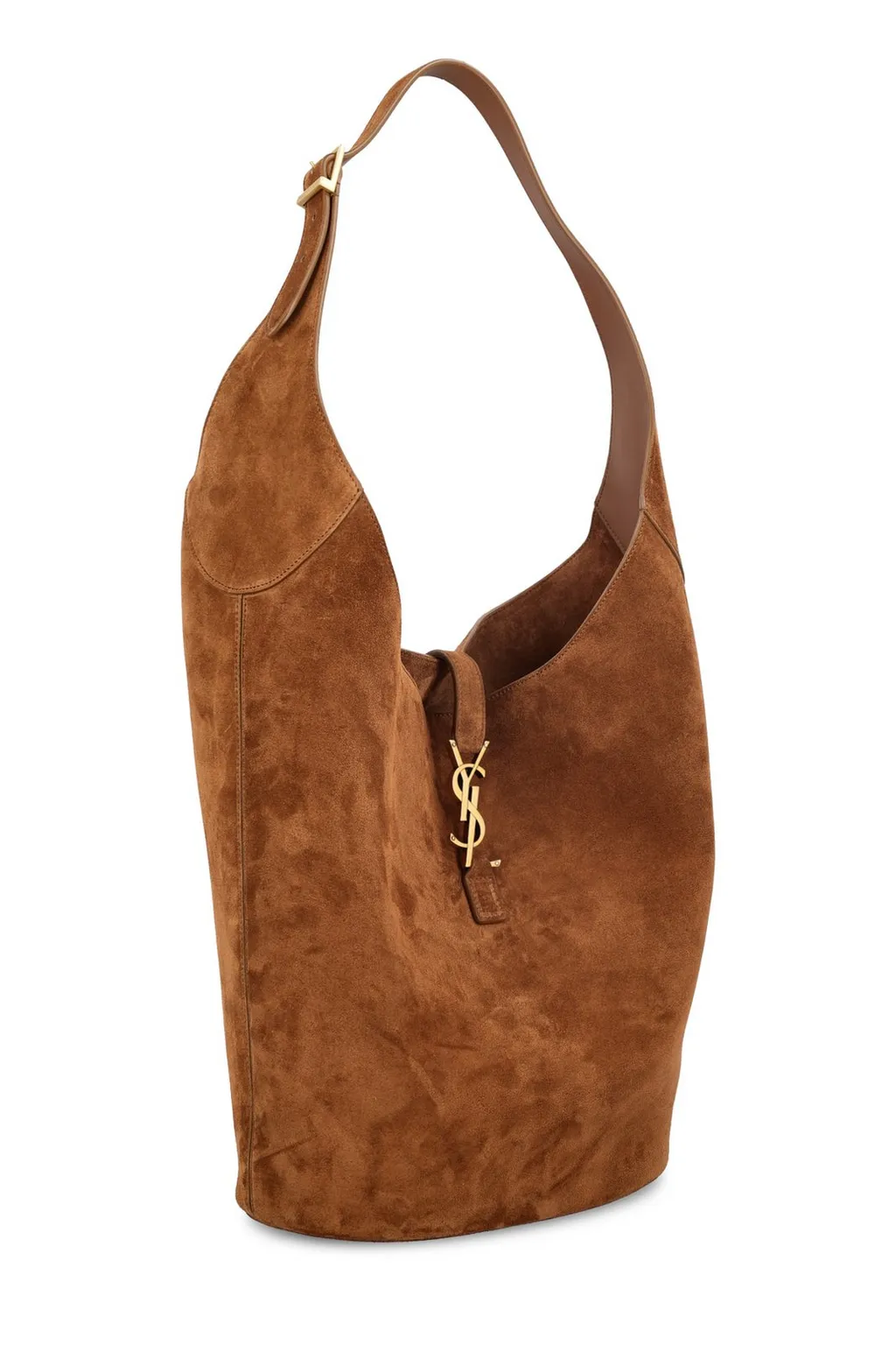 Saint Laurent Le 5 à 7 Logo Plaque Hobo Bag