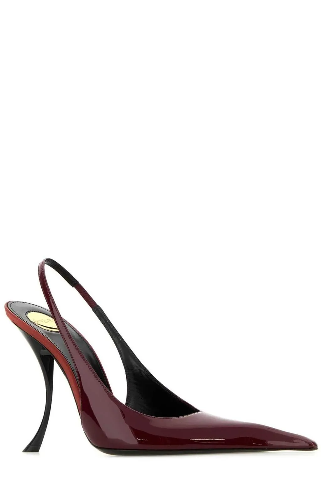 Saint Laurent Pointed-Toe Slingback Pumps