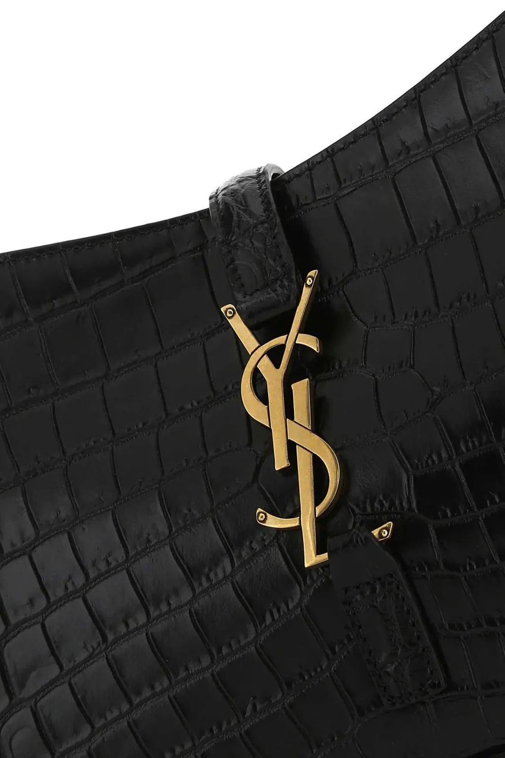 Saint Laurent Le 5 à 7 Embossed Shoulder Bag
