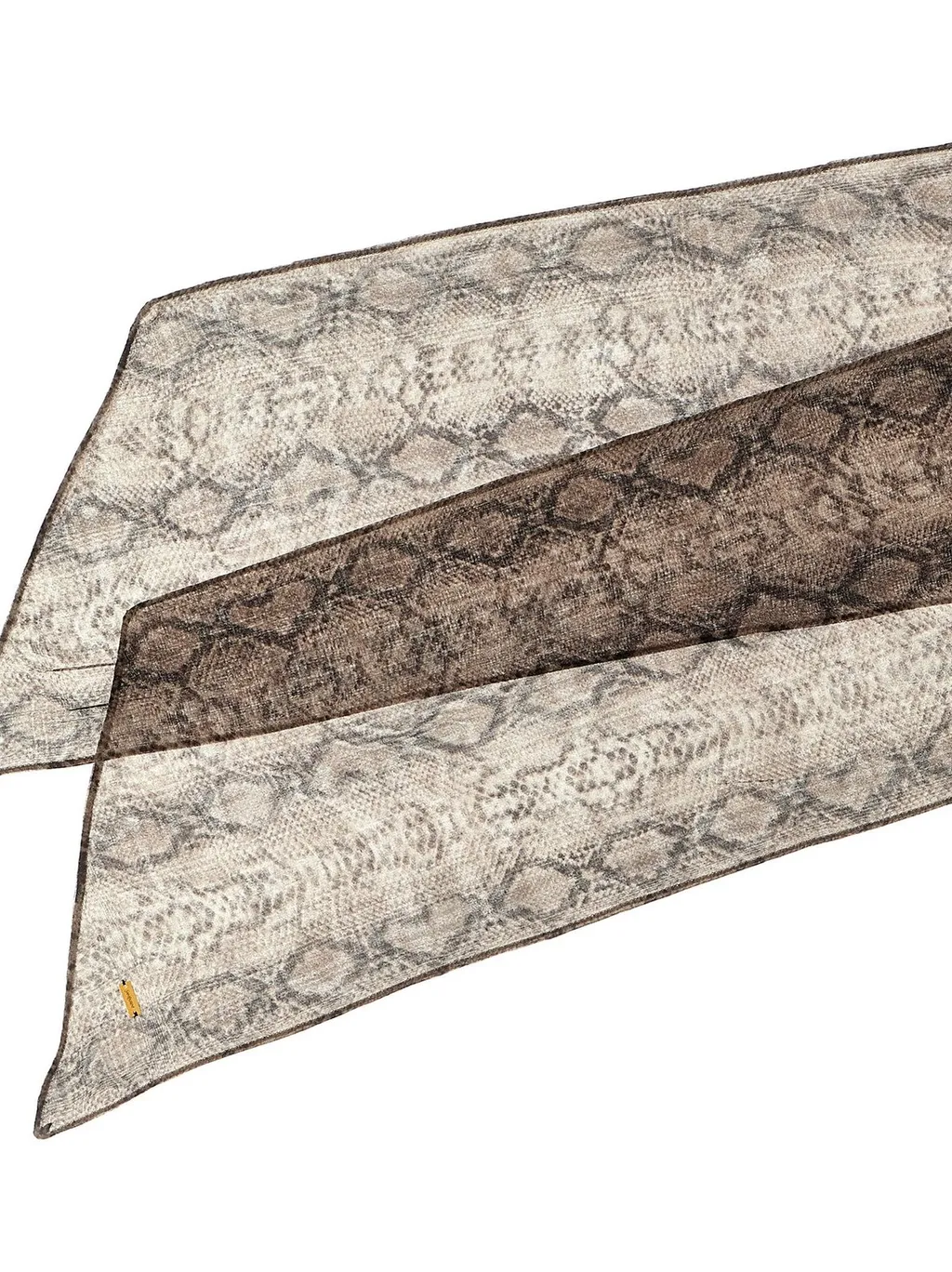 Saint Laurent Snake-Printed Scarf