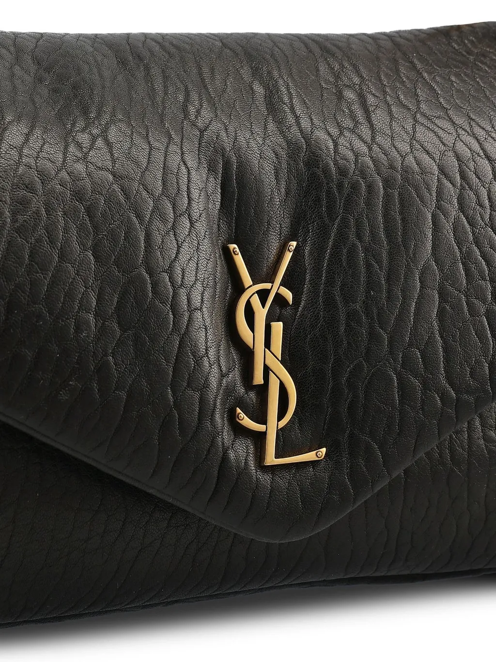 Saint Laurent Calypso Logo Plaque Medium Shoulder Bag