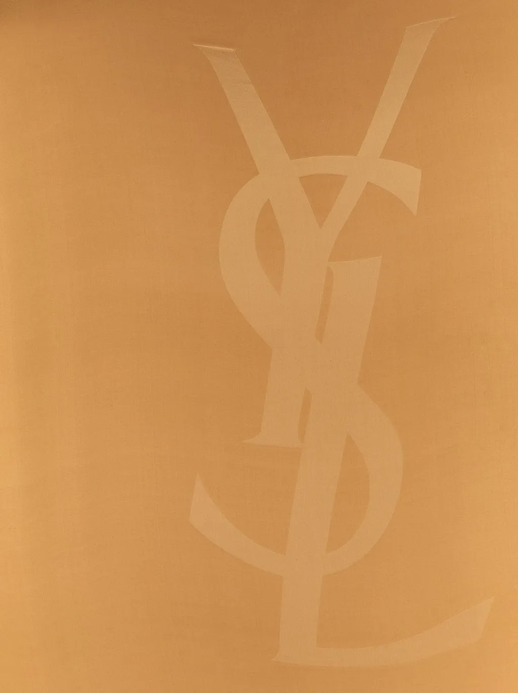 Saint Laurent Cassandre Logo Jacquard Scarf