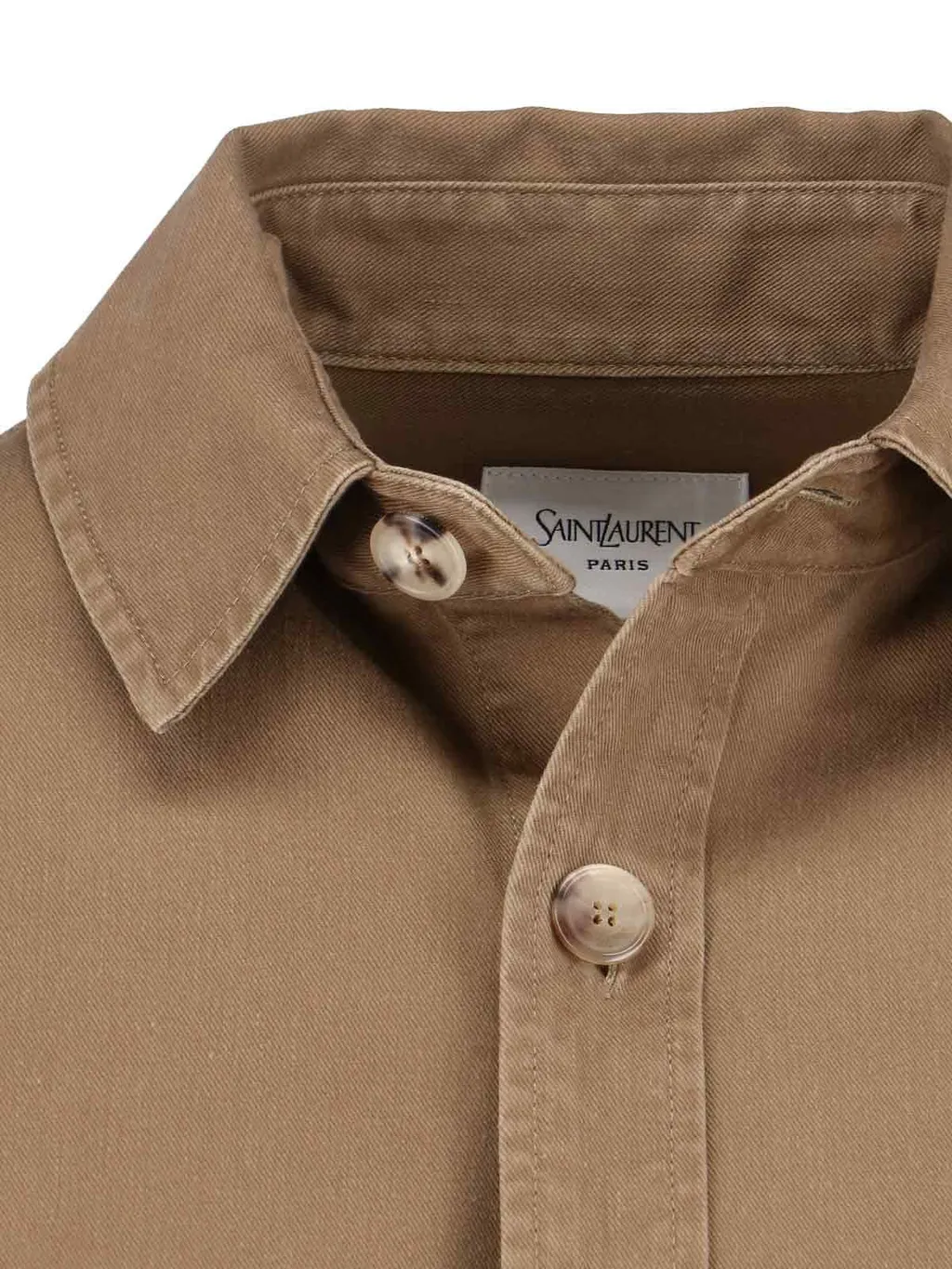 Saint Laurent Cassandre Button-Up Overshirt