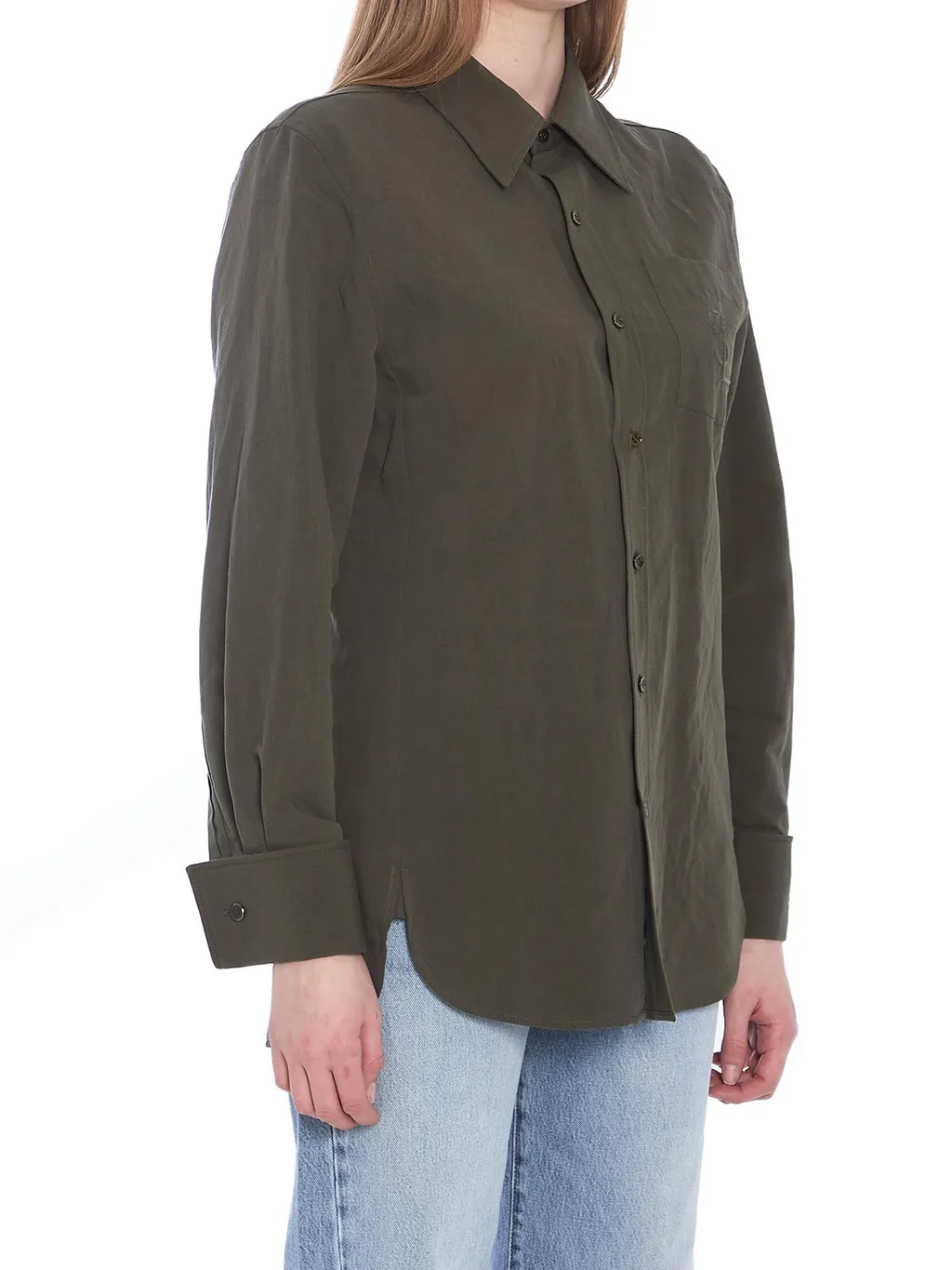 Saint Laurent Cassandre Button-Up Shirt
