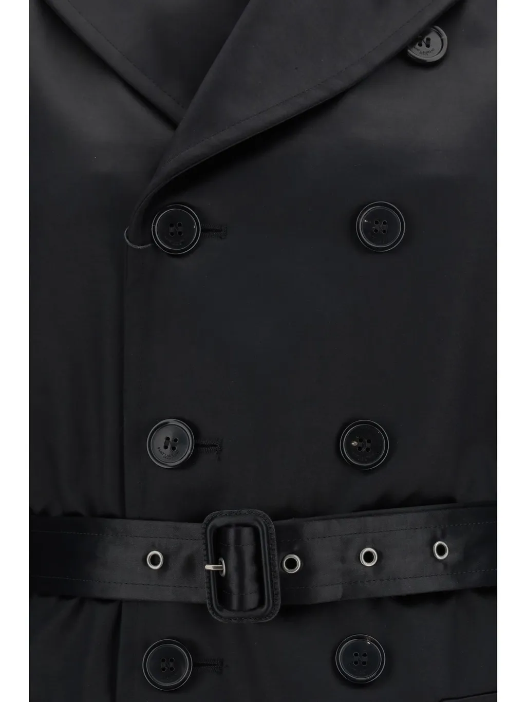 Saint Laurent Saharienne Double-Breasted Belted Jacket