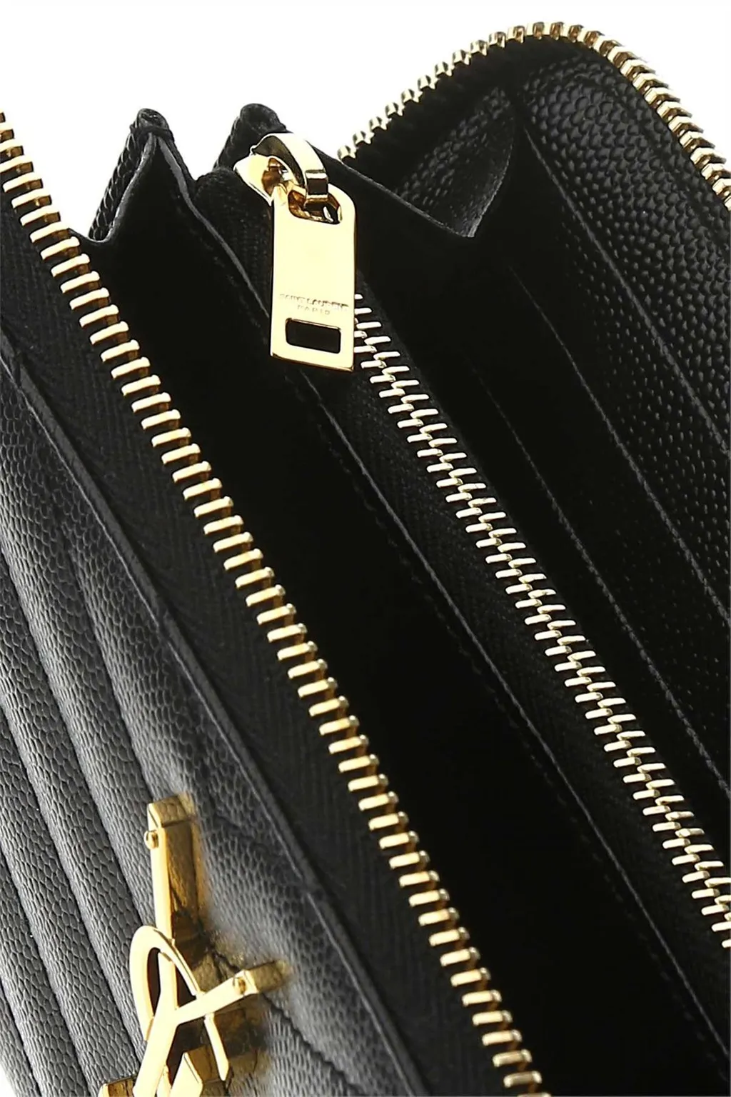 Saint Laurent Cassandre Matelassé Wallet