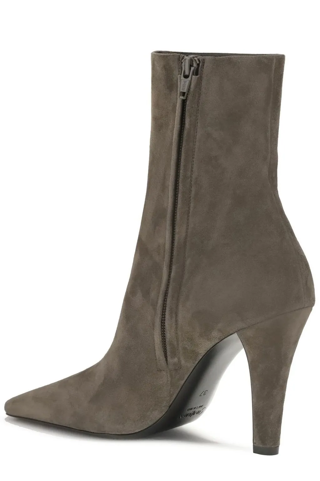 Saint Laurent Jill Pointed Toe Ankle Boots