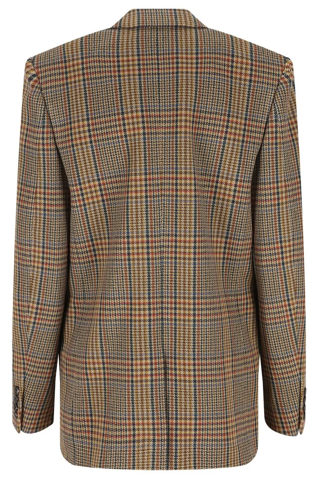 Saint Laurent Checked Single-Breasted Jacket