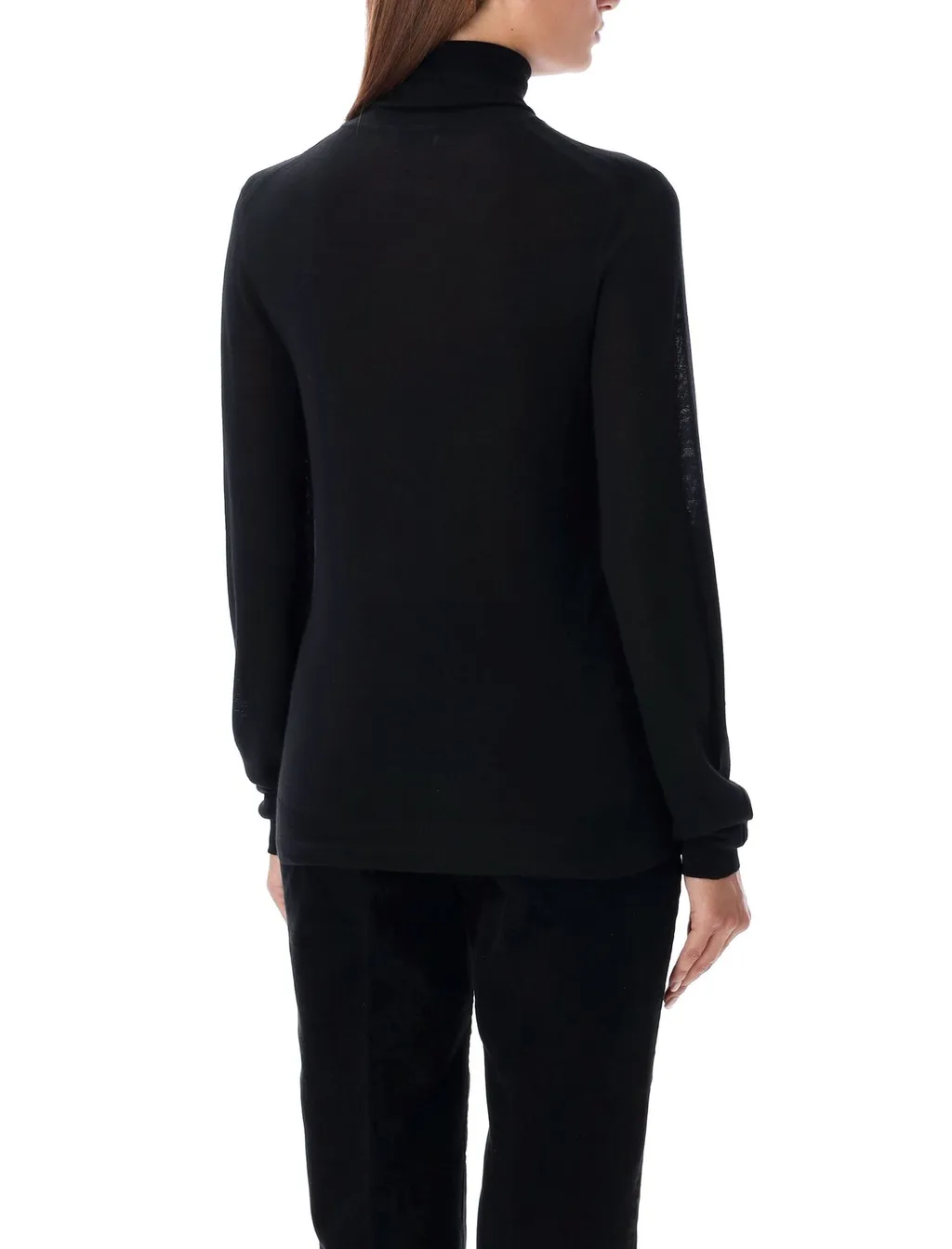 Saint Laurent Cassandre Turtleneck Long-Sleeved Jumper