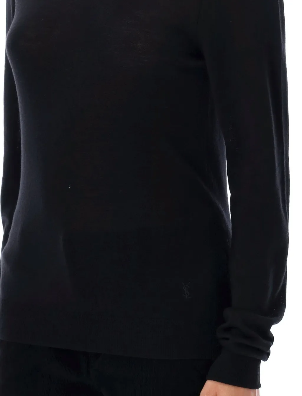 Saint Laurent Cassandre Turtleneck Long-Sleeved Jumper
