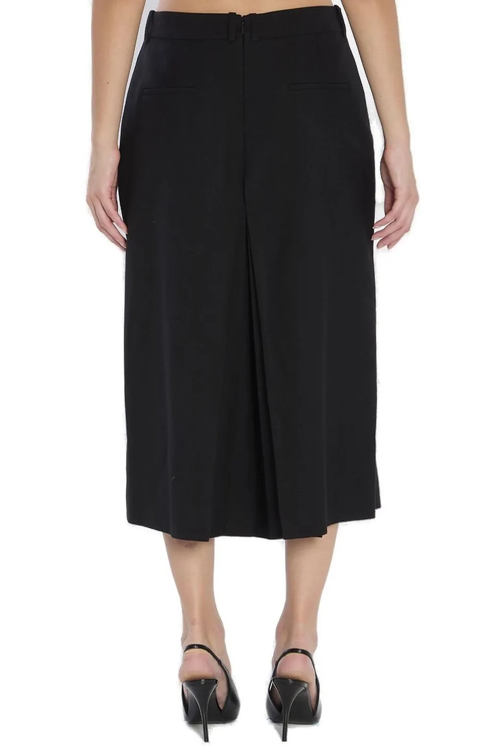 Saint Laurent Mid-Rise Mid-Length Culottes