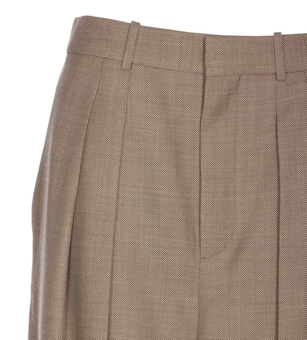 Saint Laurent High Waist Wide Leg Pants