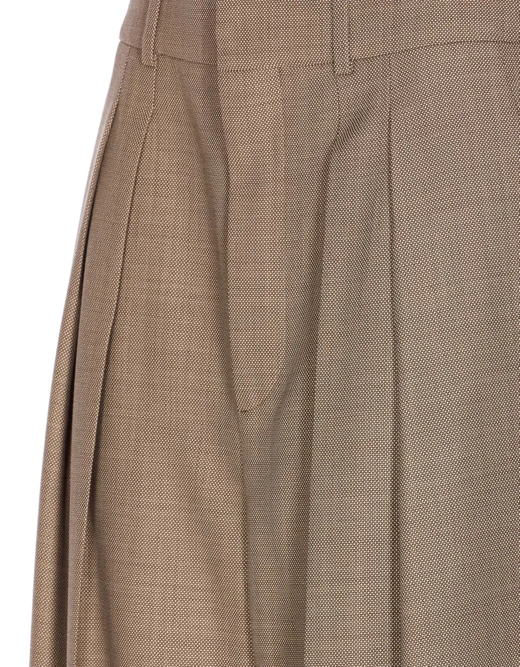 Saint Laurent High Waist Wide Leg Pants