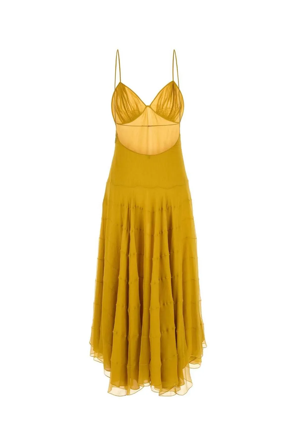 Saint Laurent V-Neck Sleeveless Dress