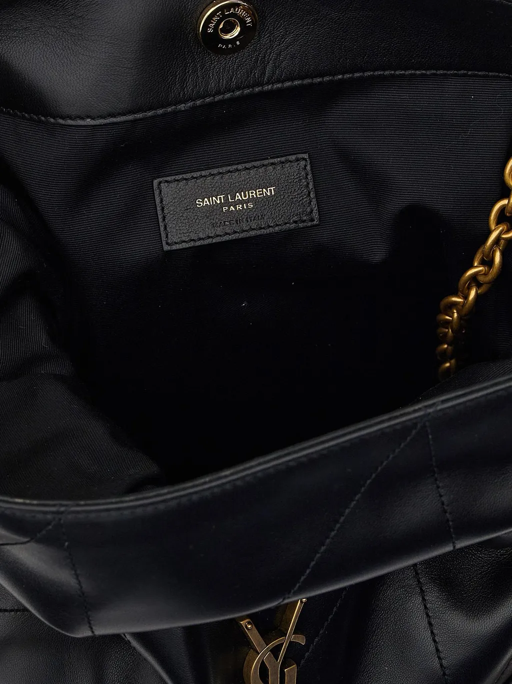 Saint Laurent Jamie Logo Plaque Small Shopping Bag