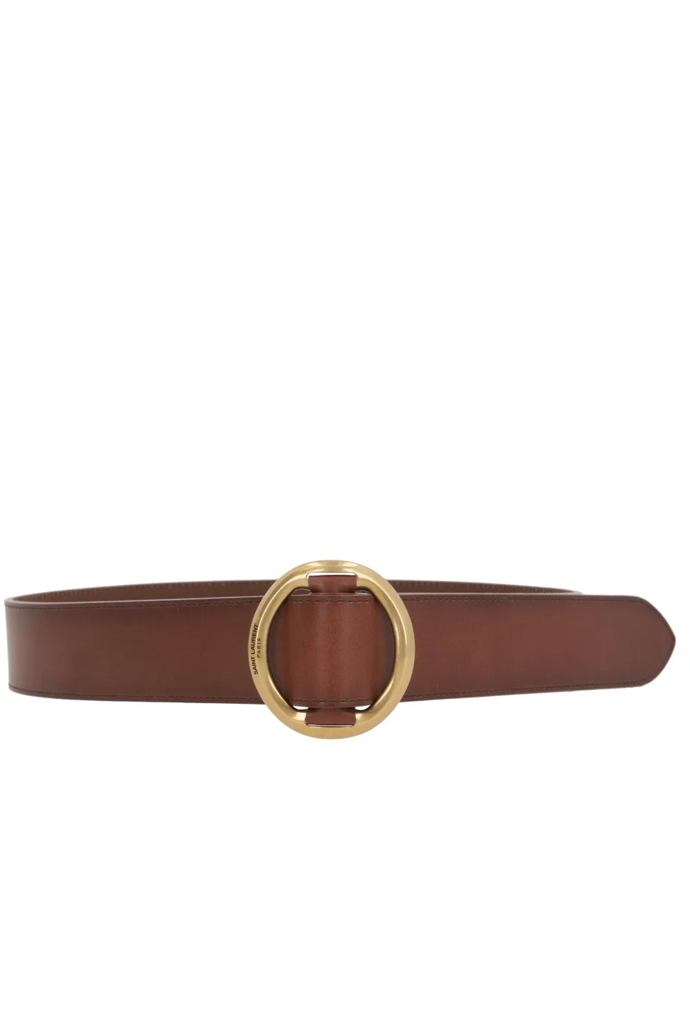 Saint Laurent Oval Buckle Belt