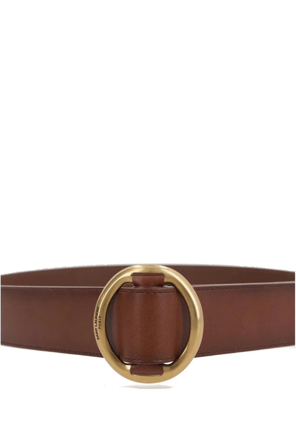 Saint Laurent Oval Buckle Belt