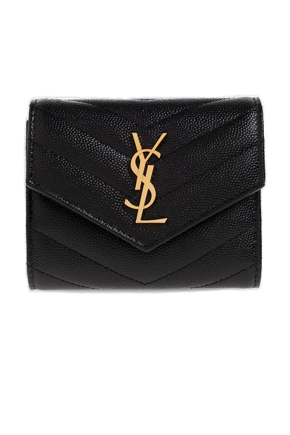 Saint Laurent Cassandre Matelassé Multi-Folded Wallet