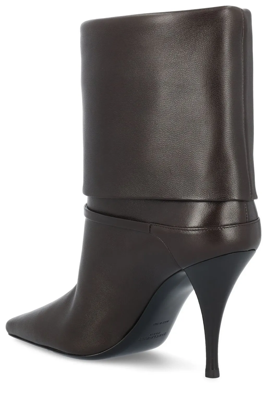 Saint Laurent Niki Logo Detailed Ankle Boots