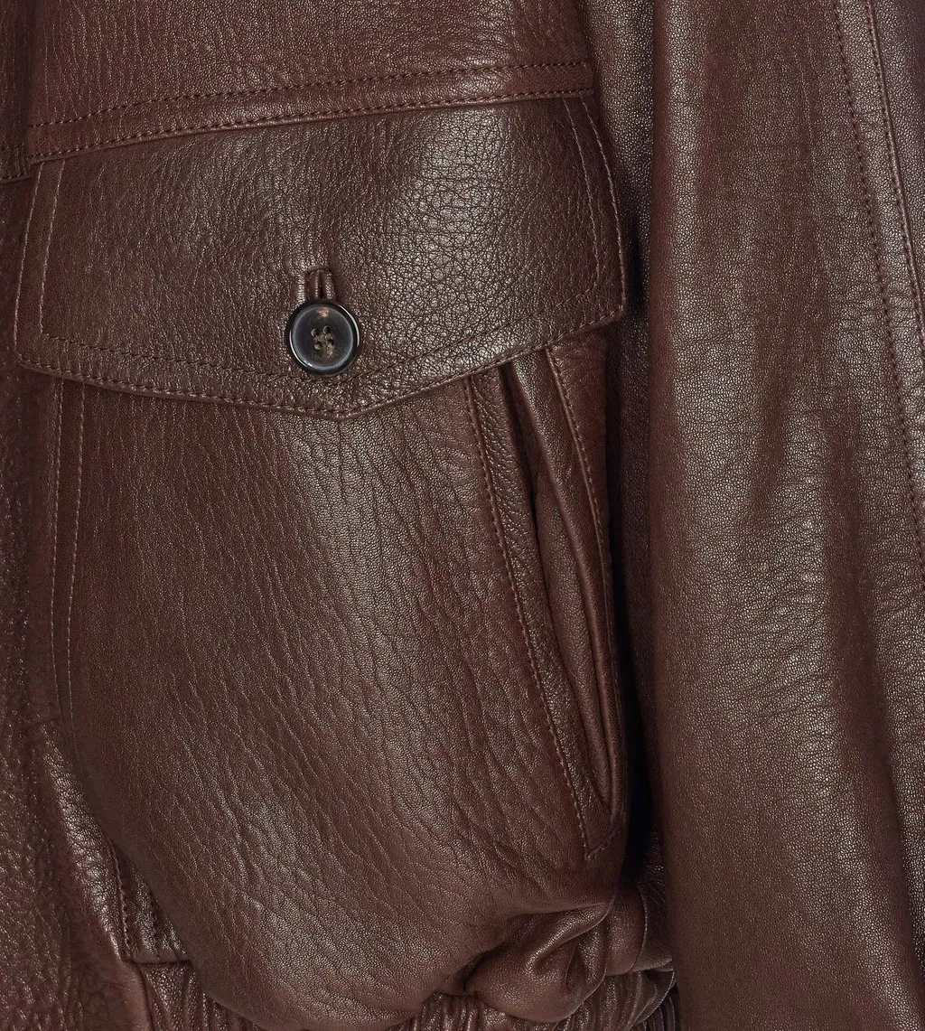 Saint Laurent Zip-Up Bomber Jacket