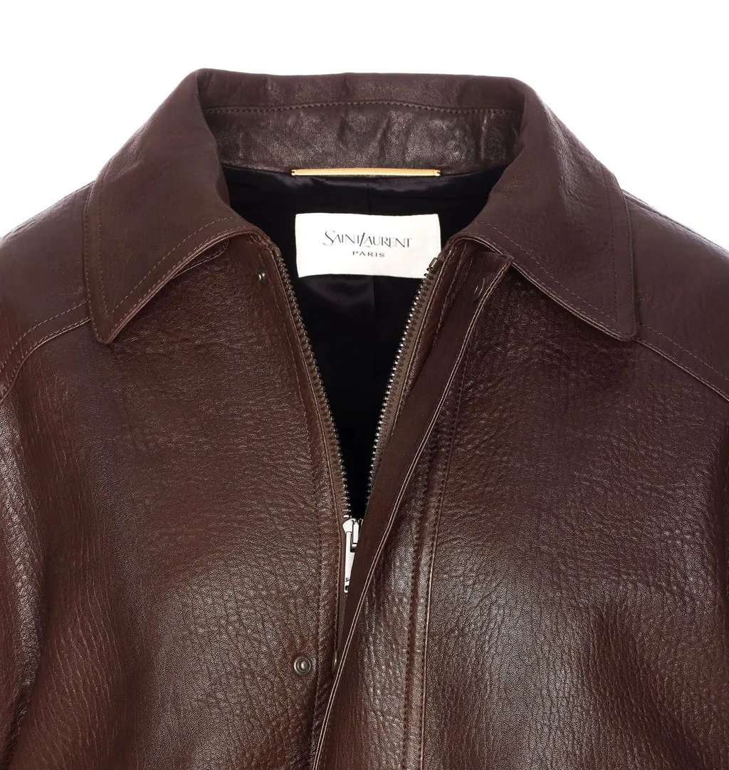 Saint Laurent Zip-Up Bomber Jacket