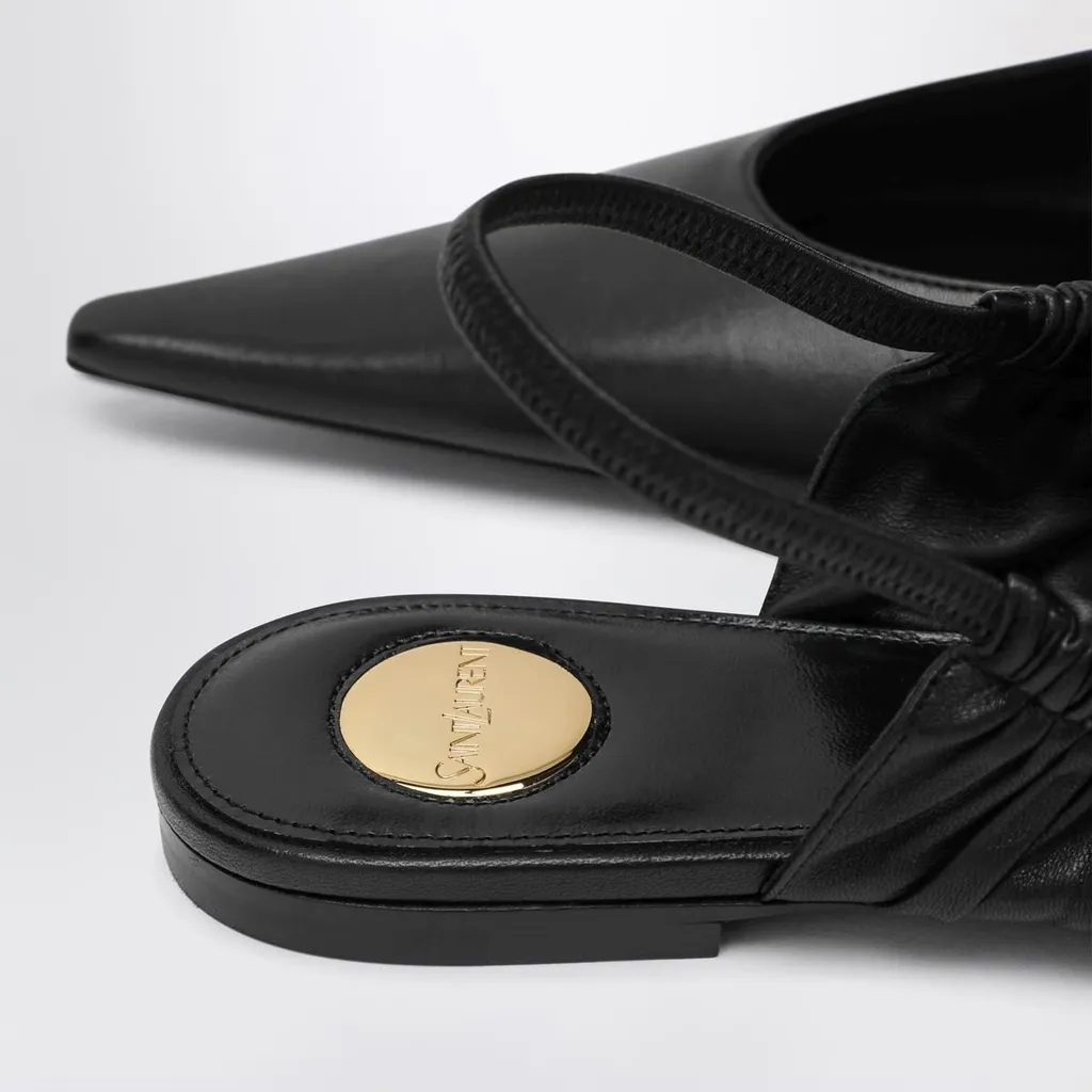 Saint Laurent Anne-Marie Backless Ballet Flats