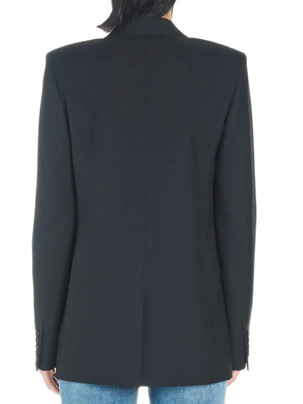 Saint Laurent Single-Breasted Long-Sleeved Blazer