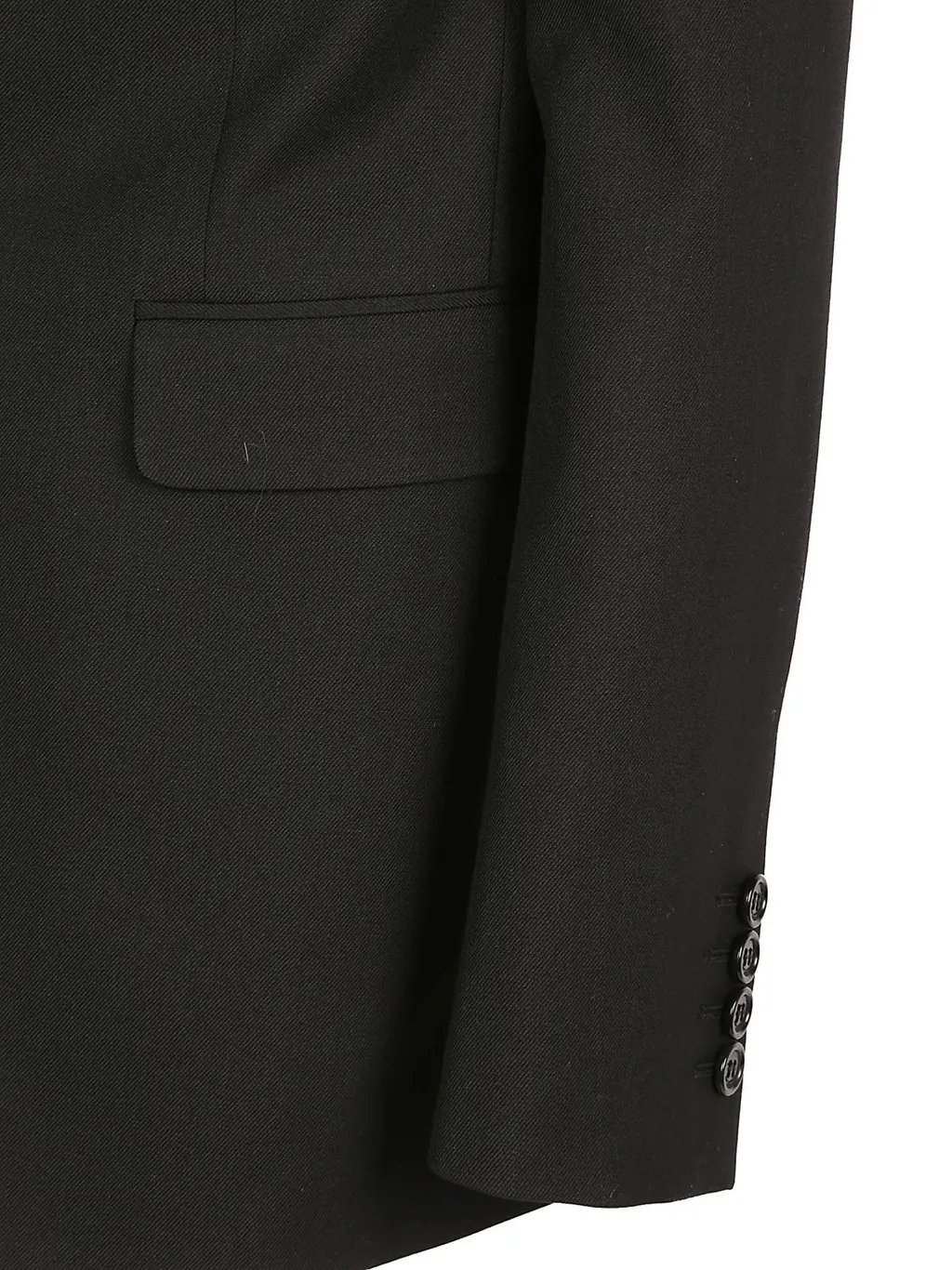 Saint Laurent Single-Breasted Long-Sleeved Blazer