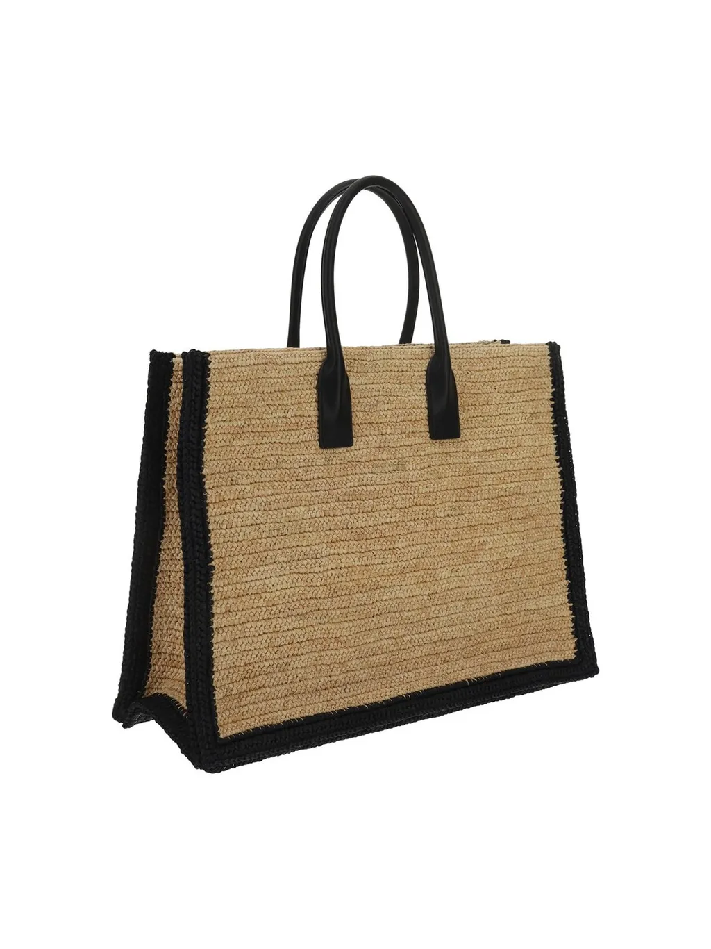 Saint Laurent Logo Embroidered Rive Gauche Tote Bag