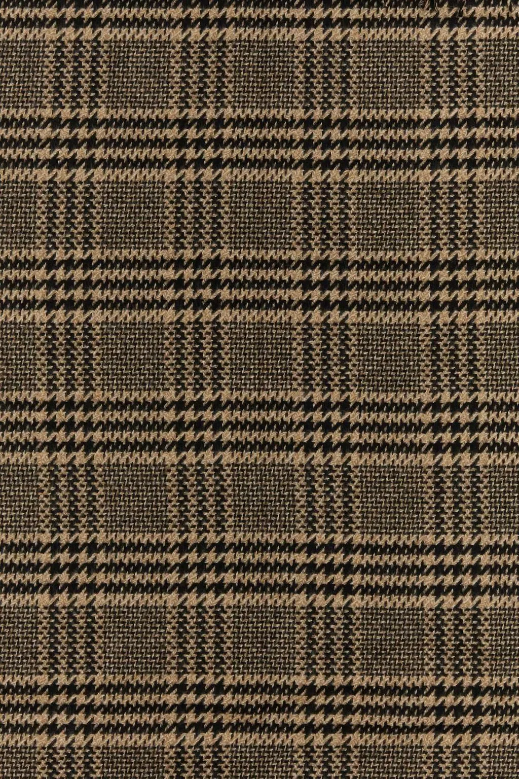 Saint Laurent Checked Fringed Scarf