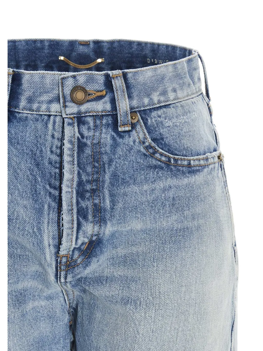 Saint Laurent High Waist Slim-Fit Jeans