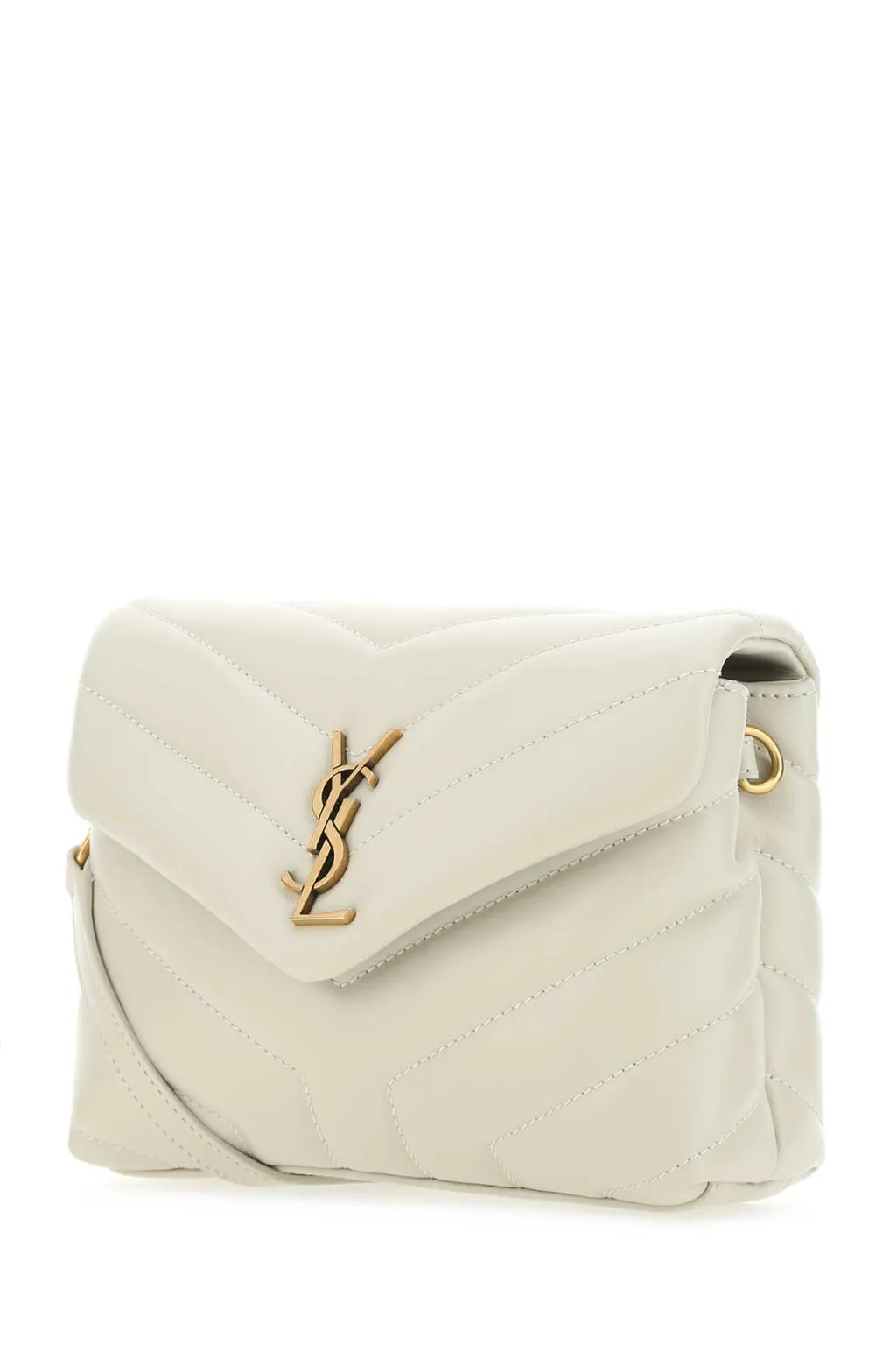 Saint Laurent Loulou Toy Logo Plaque Shoulder Bag