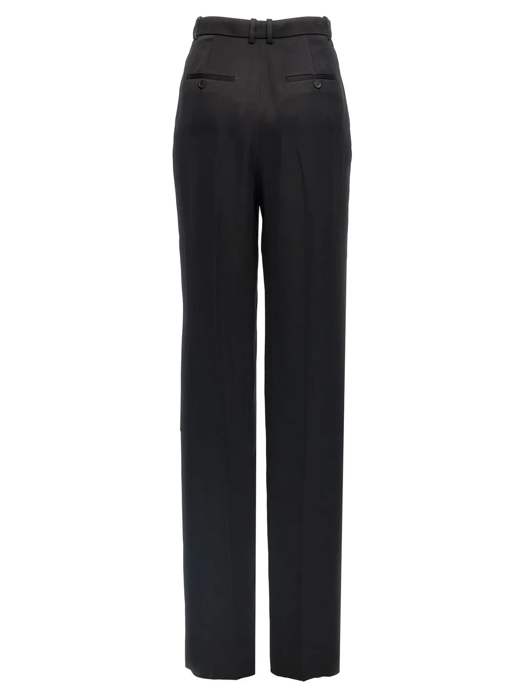 Saint Laurent High Waist Straight Leg Pants