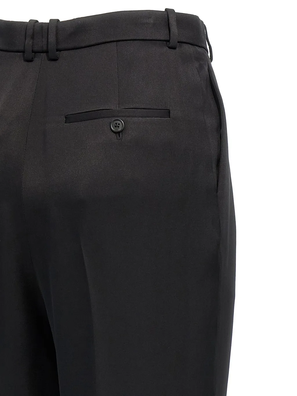 Saint Laurent High Waist Straight Leg Pants