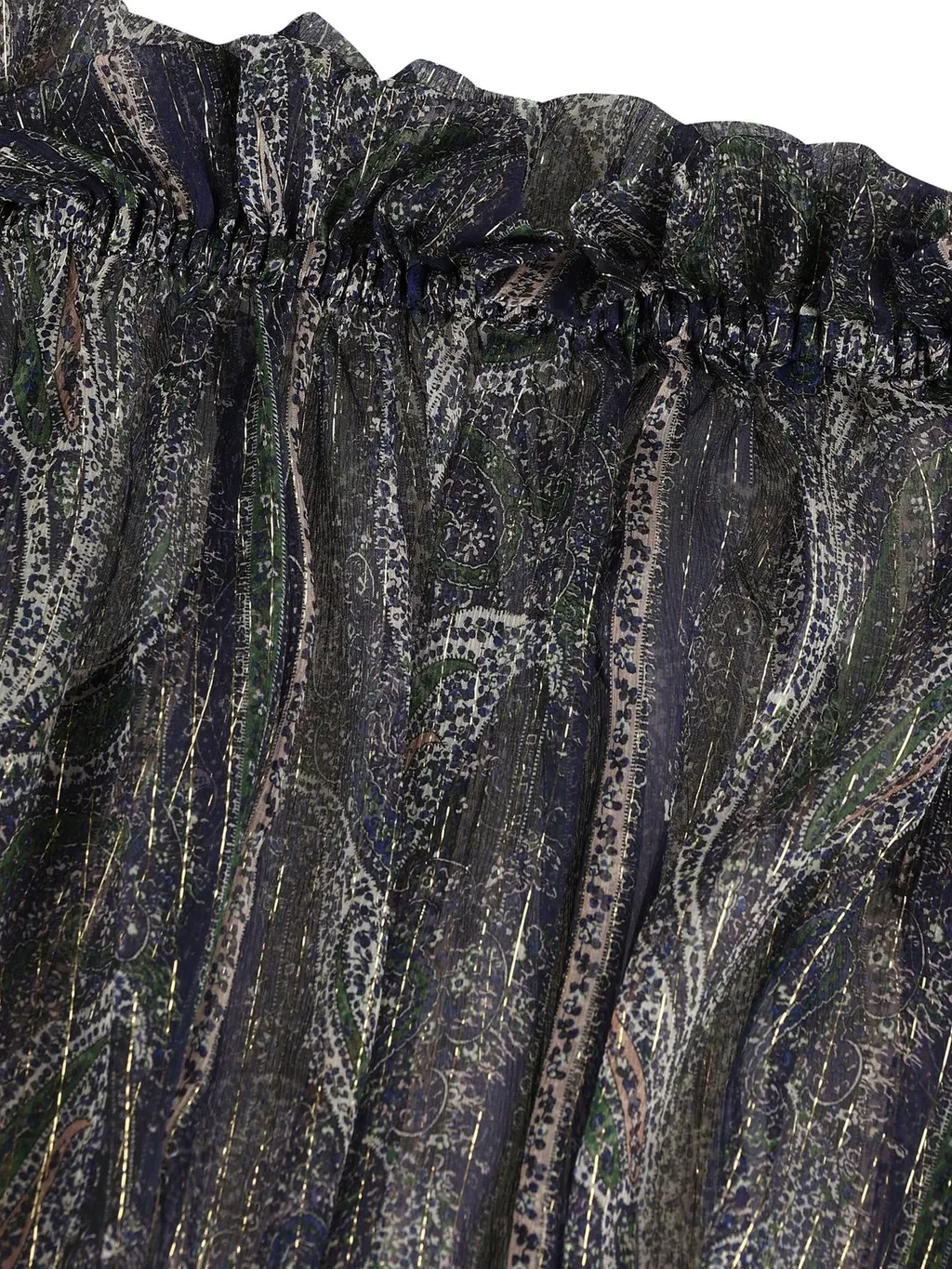 Saint Laurent Ruffled Off-Shoulder Blouse