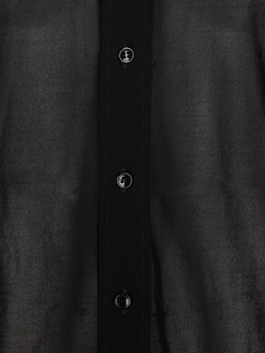 Saint Laurent Semi-Sheer Buttoned Shirt