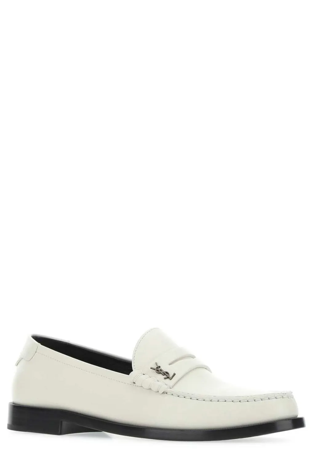 Saint Laurent Monogram Plaque Slip-On Loafers