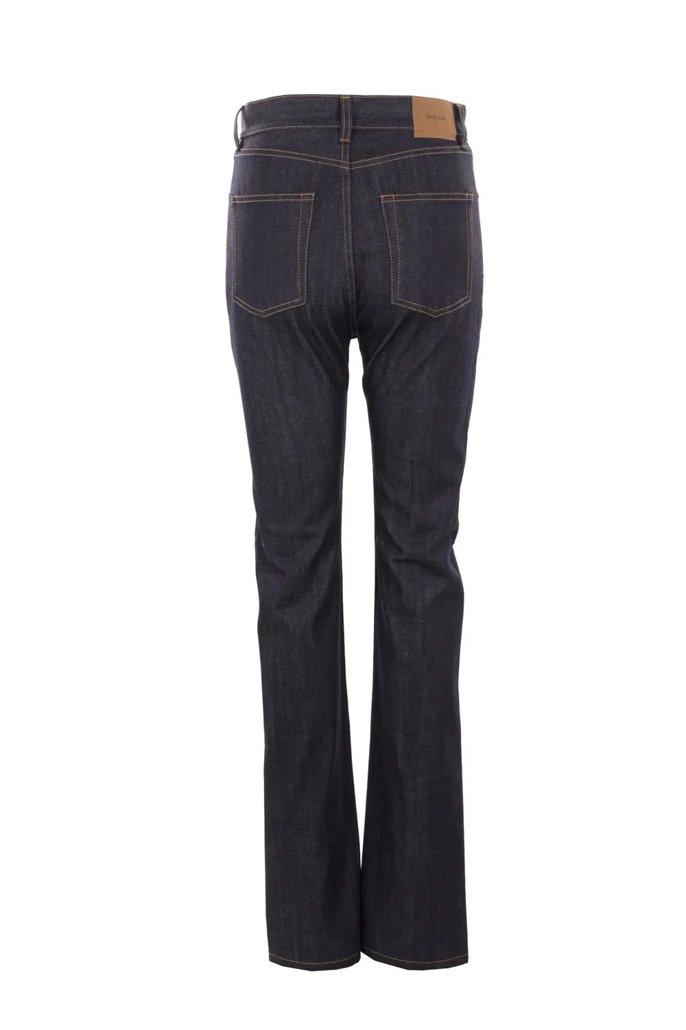 Saint Laurent 90's Logo Patch Jeans