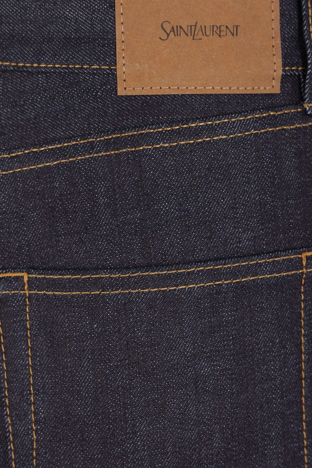Saint Laurent 90's Logo Patch Jeans