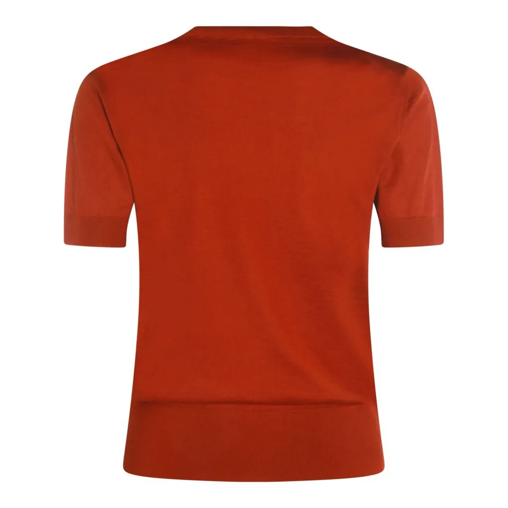 Saint Laurent Crewneck Short-Sleeved Jumper