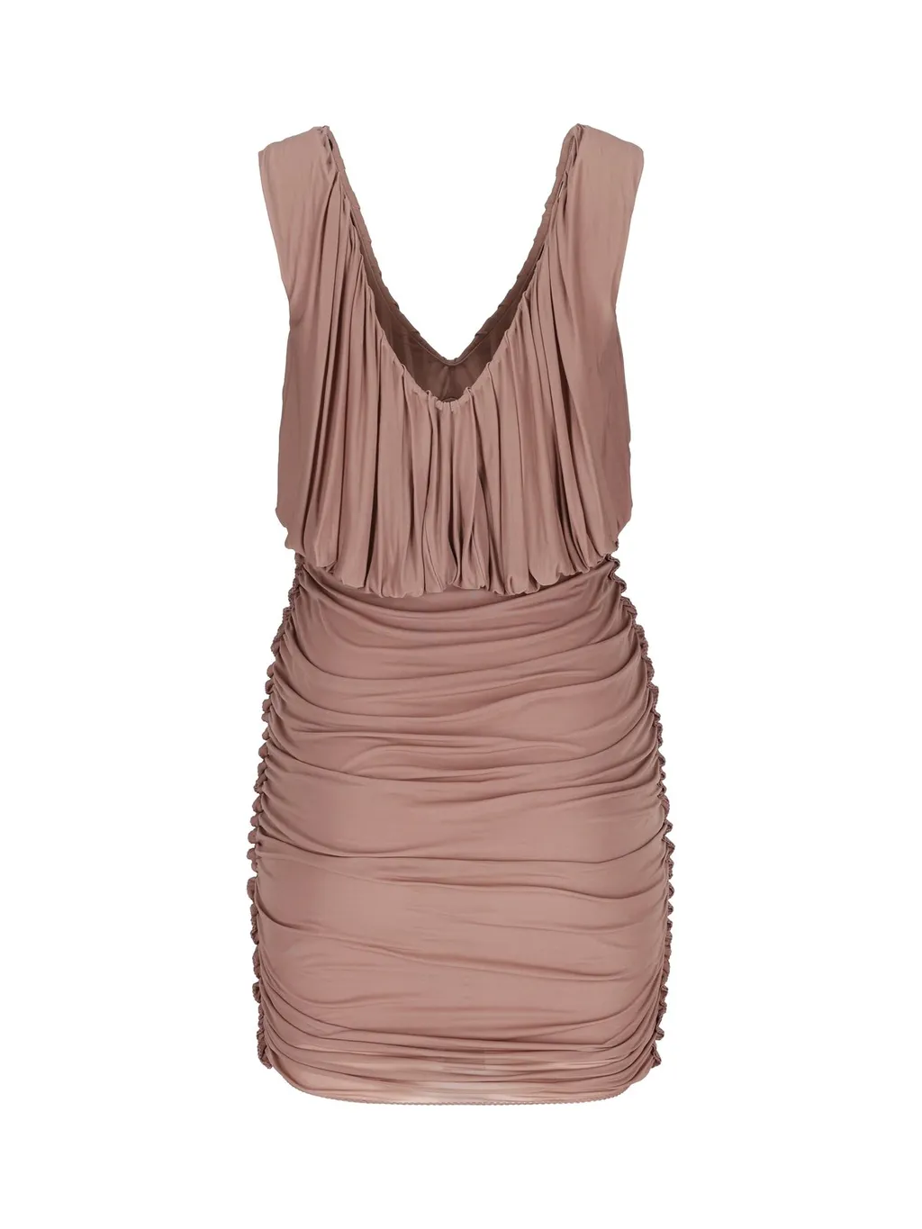 Saint Laurent Draped Sleeveless Dress