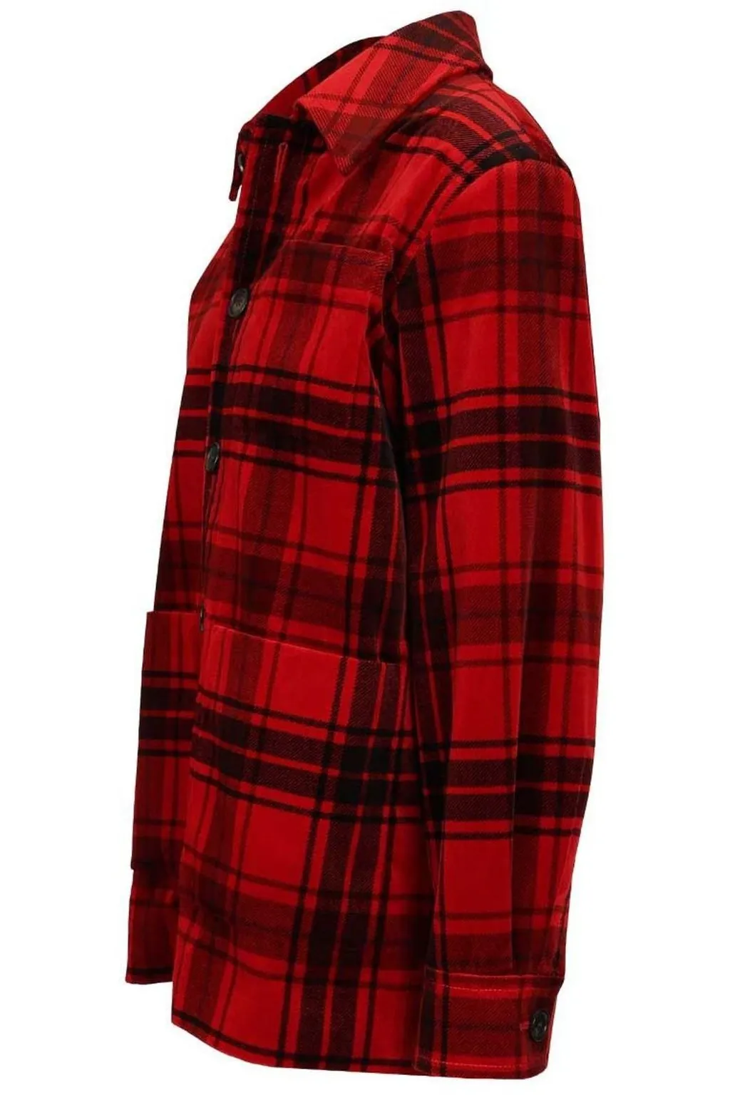 Saint Laurent Button-Up Tartan Jacket
