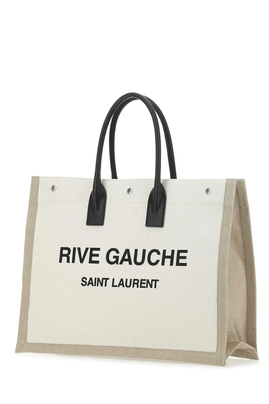 Saint Laurent Logo Printed Tote Bag