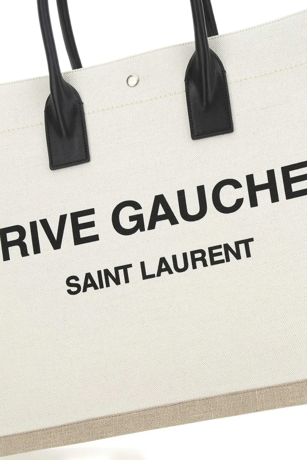 Saint Laurent Logo Printed Tote Bag