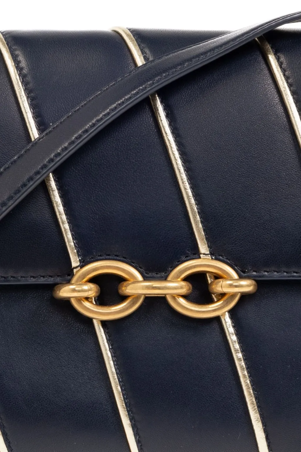 Saint Laurent Le Maillon Striped Satchel Bag