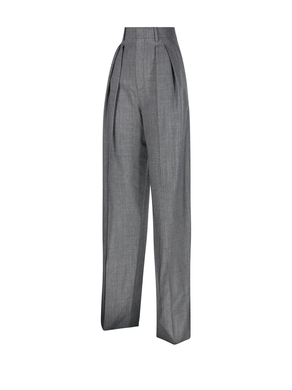 Saint Laurent High Waist Wide Leg Pants