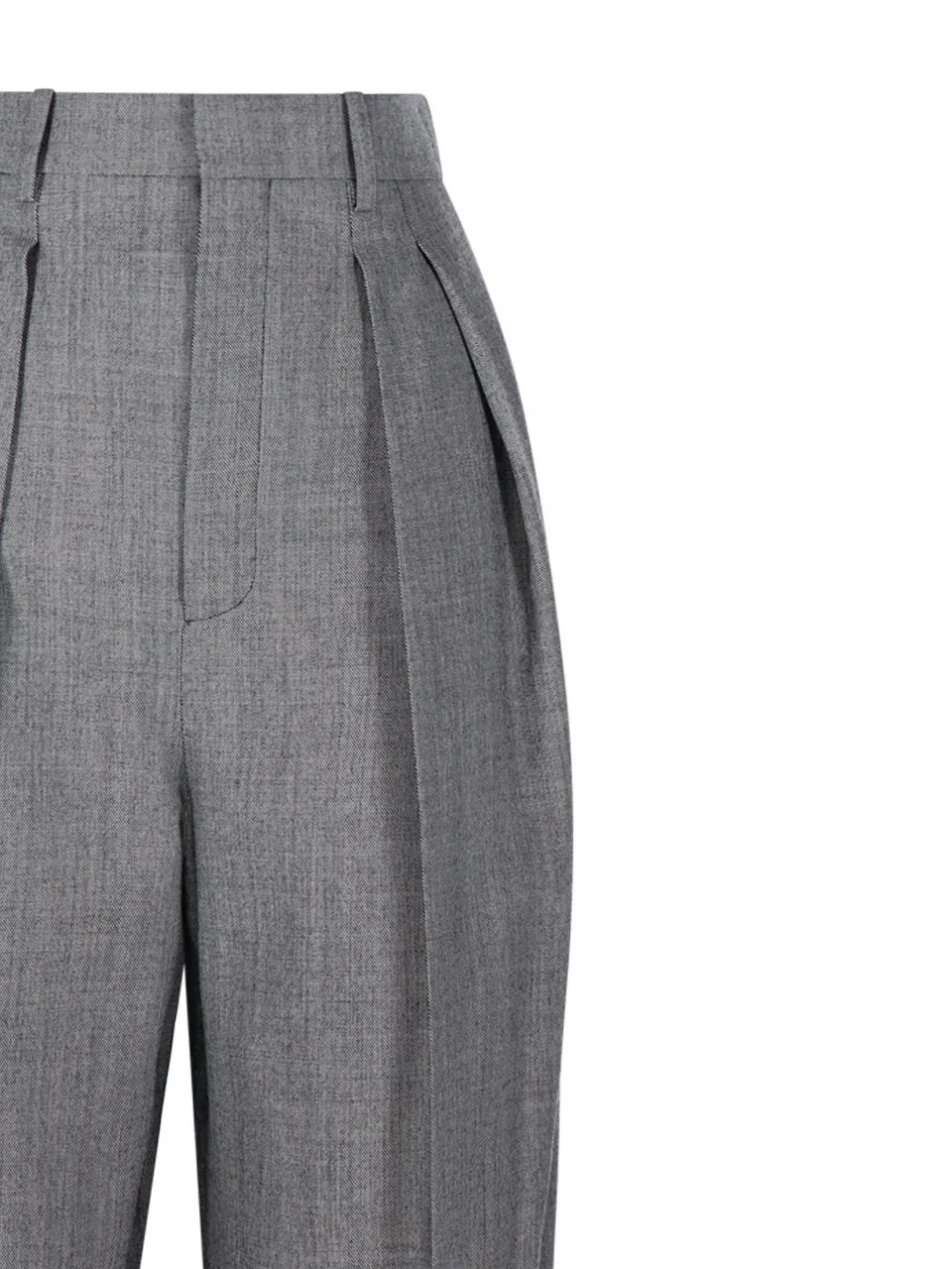 Saint Laurent High Waist Wide Leg Pants