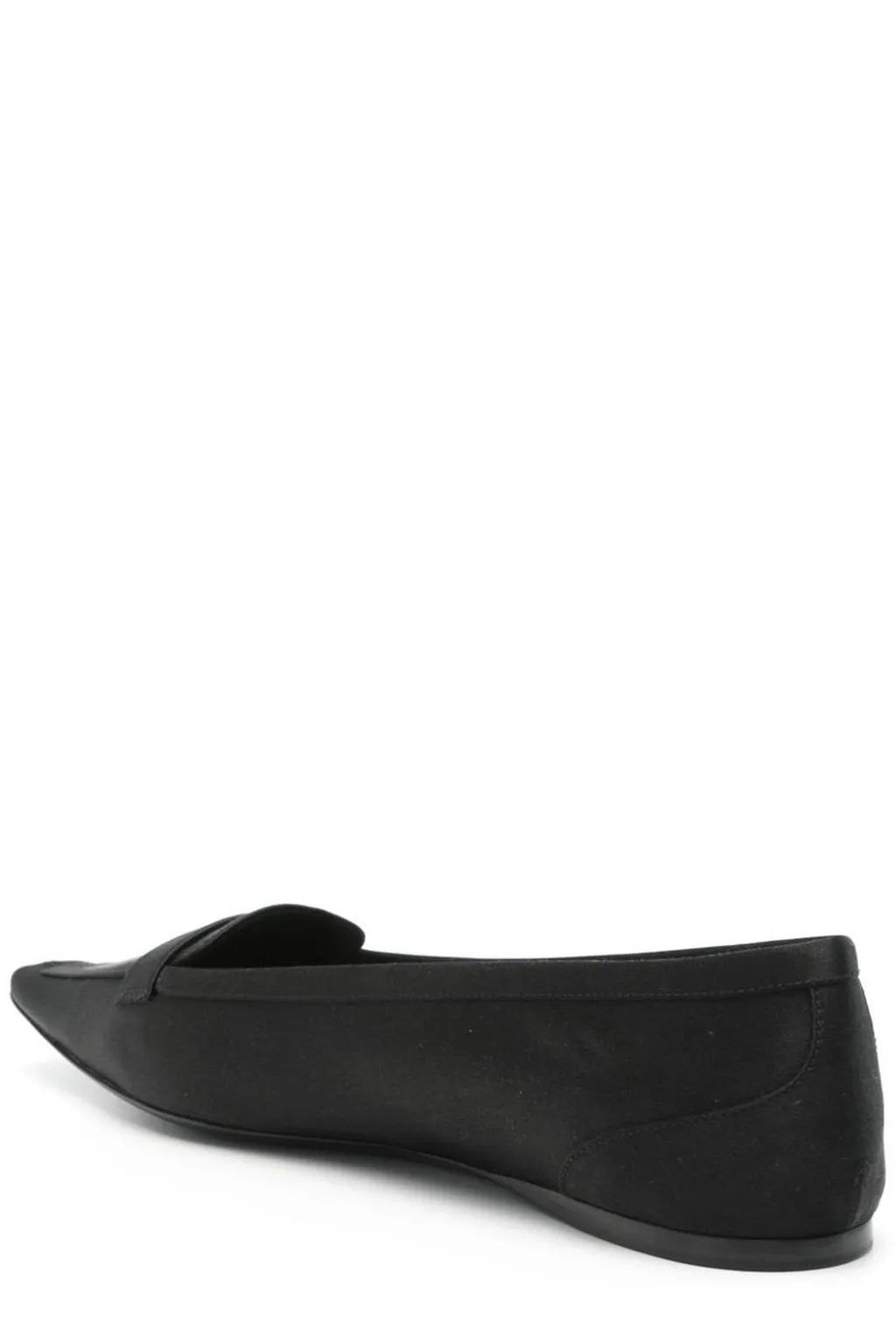 Saint Laurent Logo Plaque Slip-On Flat Shoes